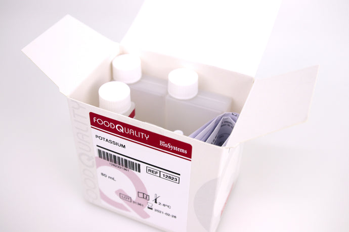 Potassium Reagent Kit Box and Bottles